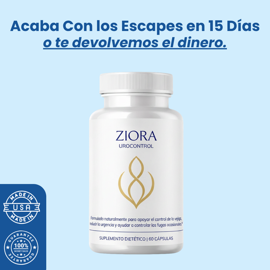 Ziora© Urocontrol Para Escapes e Incontinencia